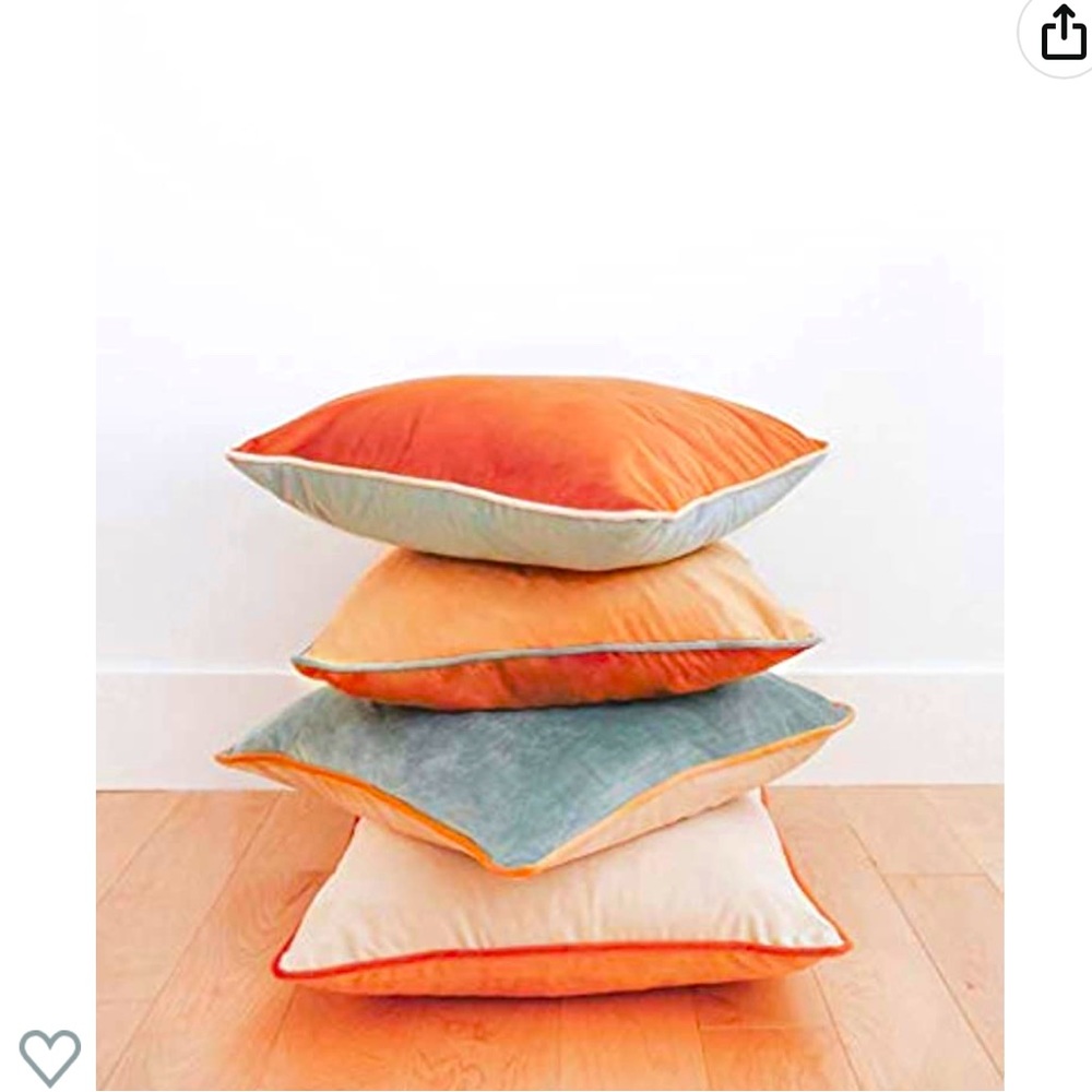 Set of 4 Soft Velvet Modern Double-Sided Designs, Mix and Match